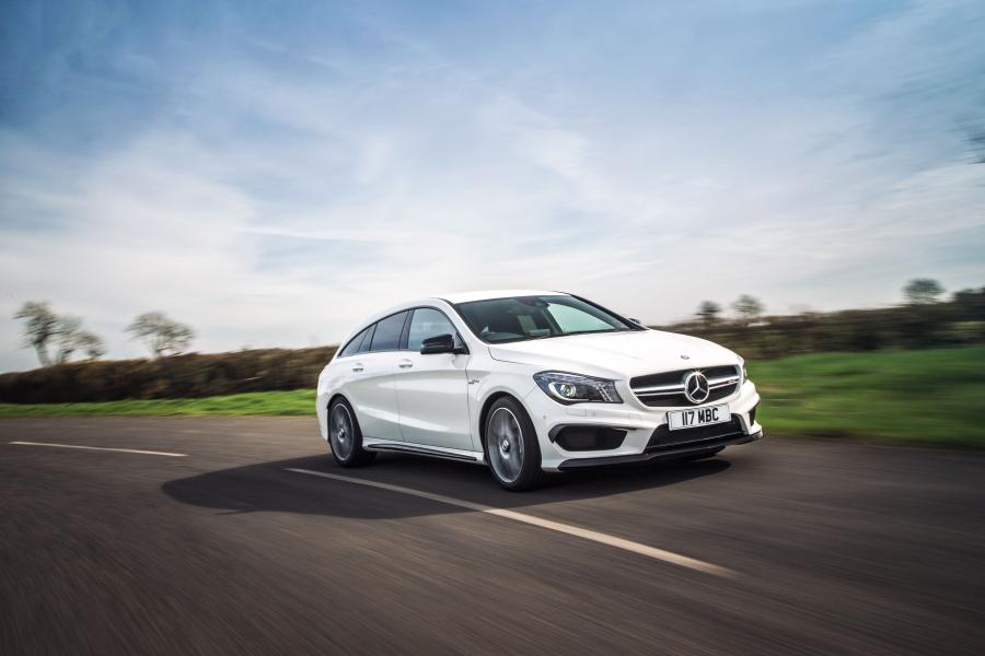  Mercedes-AMG CLA45 Shooting Brake 2015 года  (UK) (фото 12 из 30)